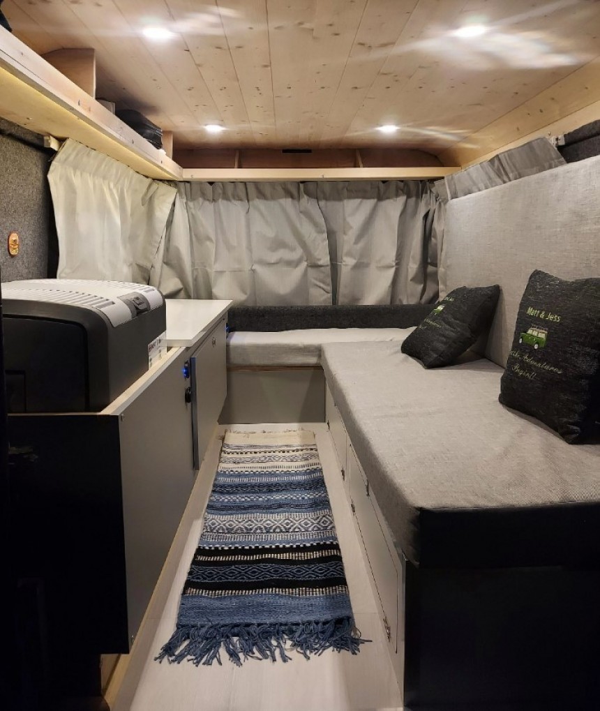 1988 Land Rover Defender 110 has been converted into a camper, is ready to hit the road