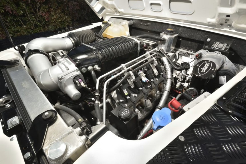 1985 Land Rover Defender with supercharged 6.2 liter LS3 V8