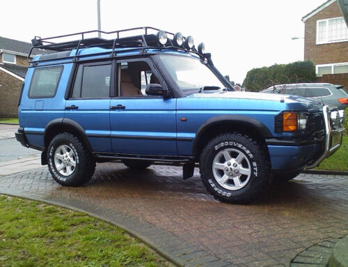 Two inch Suspension lift in a Land Rover Discovery 2 with instructions and photos
